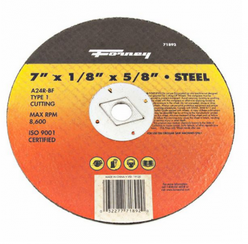 Image of item: Cut-Off Wheel METAL 7"x1/8"x5/8" TYPE 1